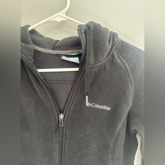 Columbia zip up polar fleece jacket with hood fleece women’s medium - Picture 5 of 10
